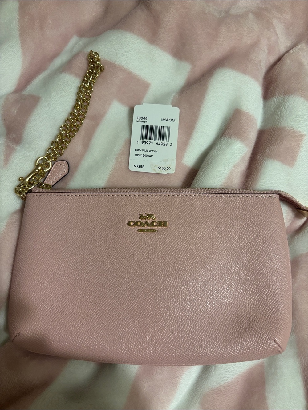 Coach Leather Wristlet